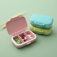 New Portable Pills Organizer Case 3 Grids PillBox Tablet Storage Container Weekly Medicine Pill's Box Pill Case Drug Dispense