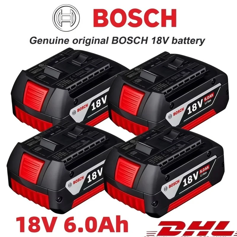 Image of Original BOSCH 18V 5,0Ah Professional Lithium-Akku, Bosch BAT609 BAT609G BAT618 BAT618G Elektrowerkzeug-Akku, wiederaufladbar