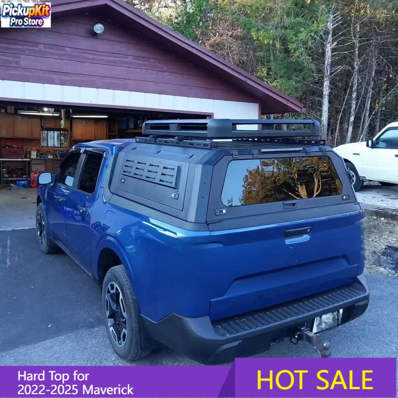 

Premium Heavy Duty Universal Aluminum Alloy HardTop Waterproof Pickup Bed Topper Canopy Accessories for 2022-2025 Maverick