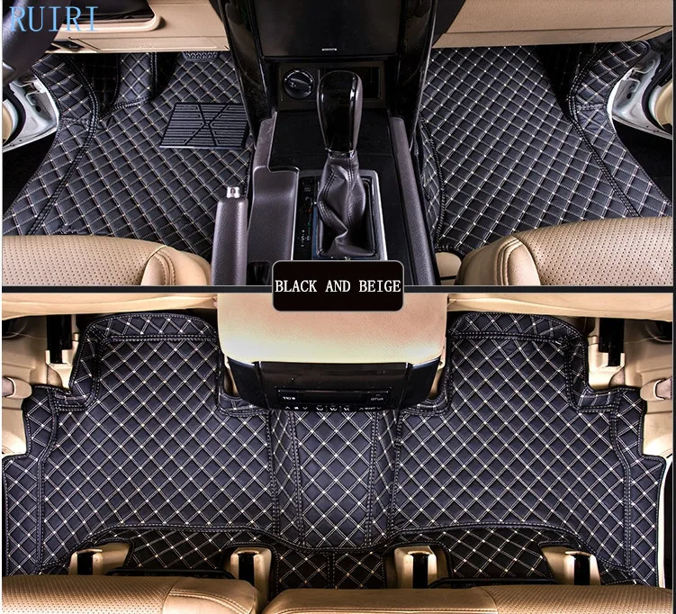 Best quality! Custom special car floor mats for Toyota Land Cruiser Prado 120 5 seats 2009-2002 waterproof carpets,Free shipping