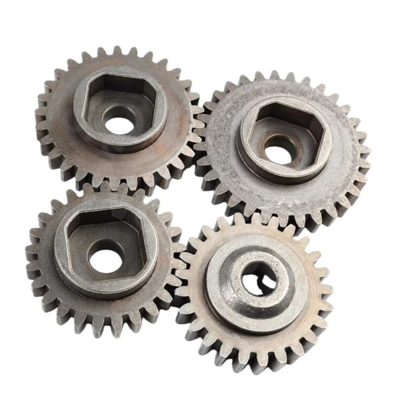 4Pcs HSP Car 51030 Optional Powder Steel Gear (31T/29T/25T-B*2) For 1/5 Scale Models Bajar Redcat  94054S Barca Baja