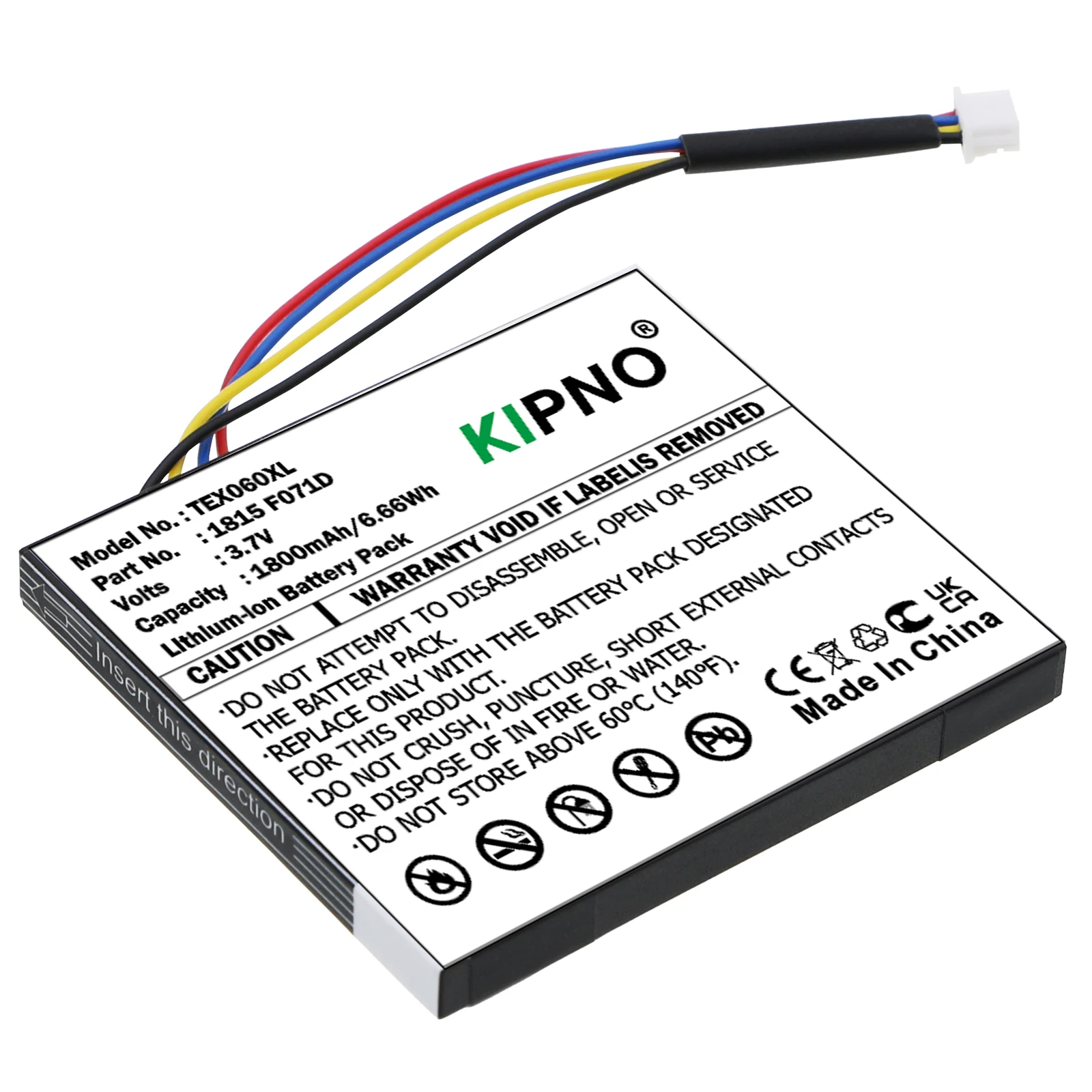 KIPNO 1800mAh Calculator Battery for Texas Instruments TI-Nspire CX,TI-Nspire Touchpad,TI-84 C Silver,TI-Nspire CX CAS