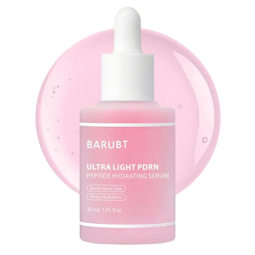 30ml Ultra Light PDRN Collagen Essence Korean Peptide Hydrating Serum Fresh Glow Care Deep Hydration Original Pink Facial Serum