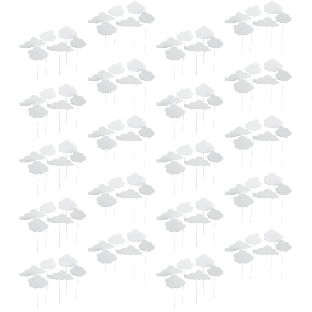 

20pcs 20 Packs Decoration Ornaments Eva Cake Toppers Lightweight Birthday Supplies Decorative Practical Cake Decorations