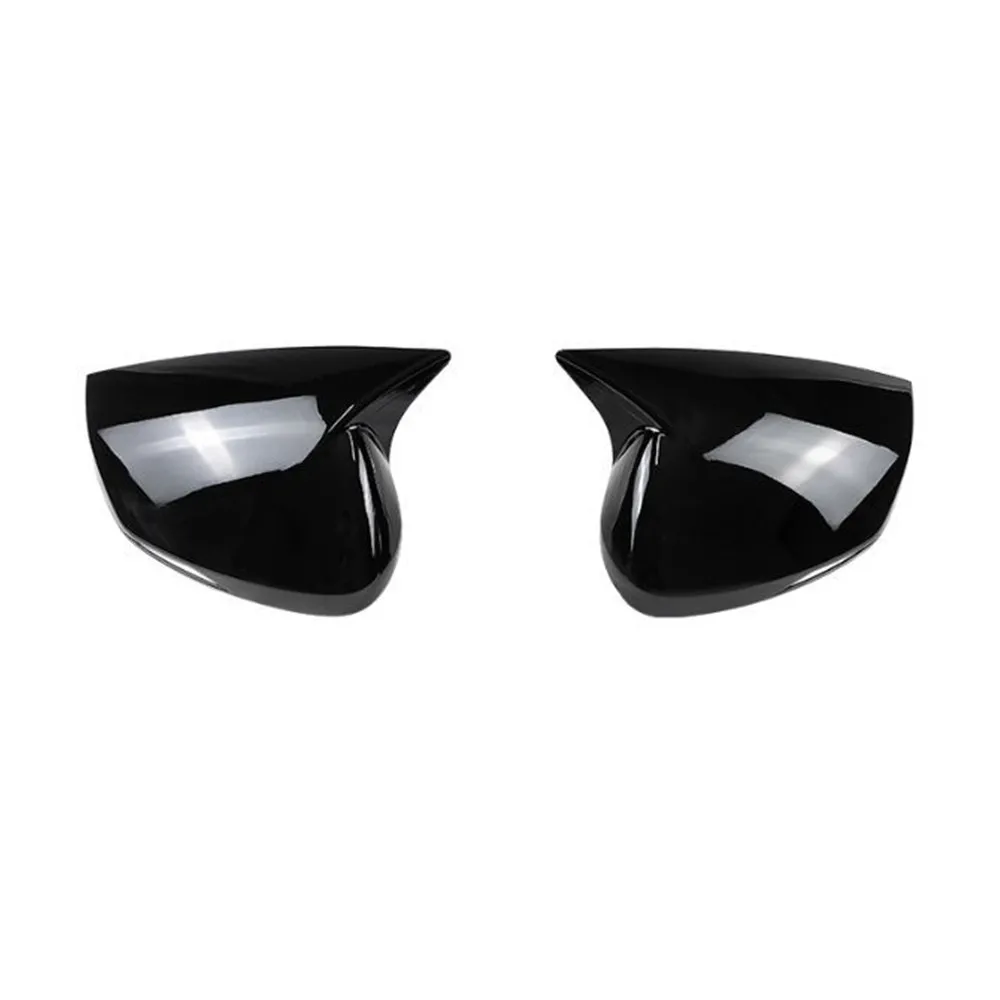 For Kia Sportage 2022 2023 2024 Car Rearview Side Mirror Cover Wing Cap Exterior Door Housing Shell Trim ABS Carbon/ Black