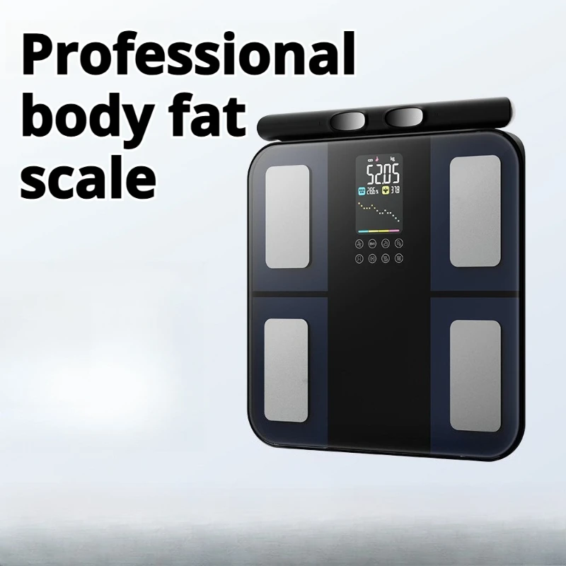 

Профессиональные восьмиэлектродные весы для измерения жира в организме, умные весы для фитнеса, приложение для измерения жира, электронные весы Bluetooth