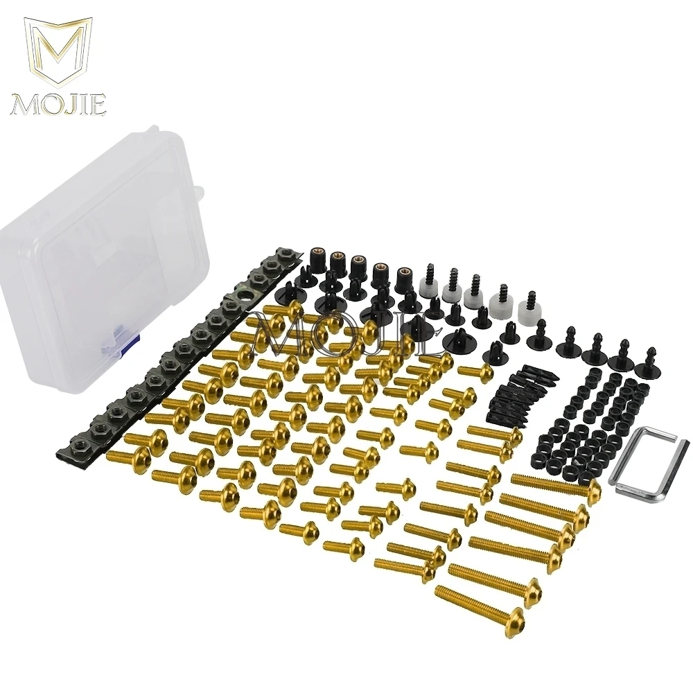 For MOTO GUZZI V7 Racer/Stone Special V9 Bobber AUDACE ELDORADO V7Classic Motorcycle Bodywork Screws Fairing Bolts Nuts Clips