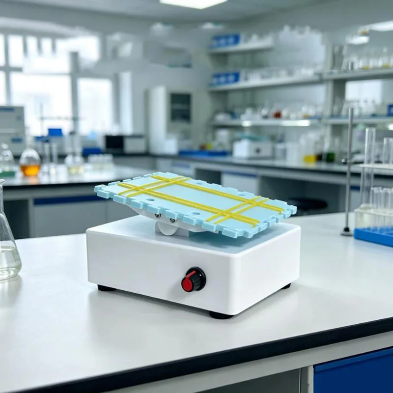 Mini Lab Rocker Orbital Shaker 0-130RPM Adjustable Speed Gentle Mixing for Microbial Cell Culture Compact Shaker