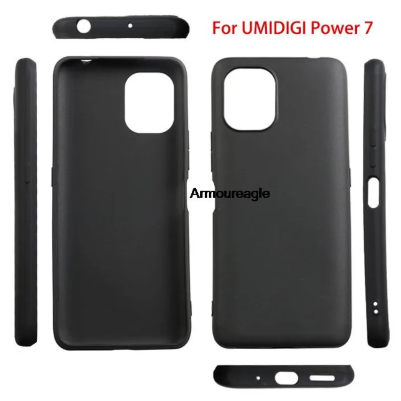 tpu case for umidigi power 7 7s max black tpu case soft silicone case guard on for umidigi power7 max protective cover shield