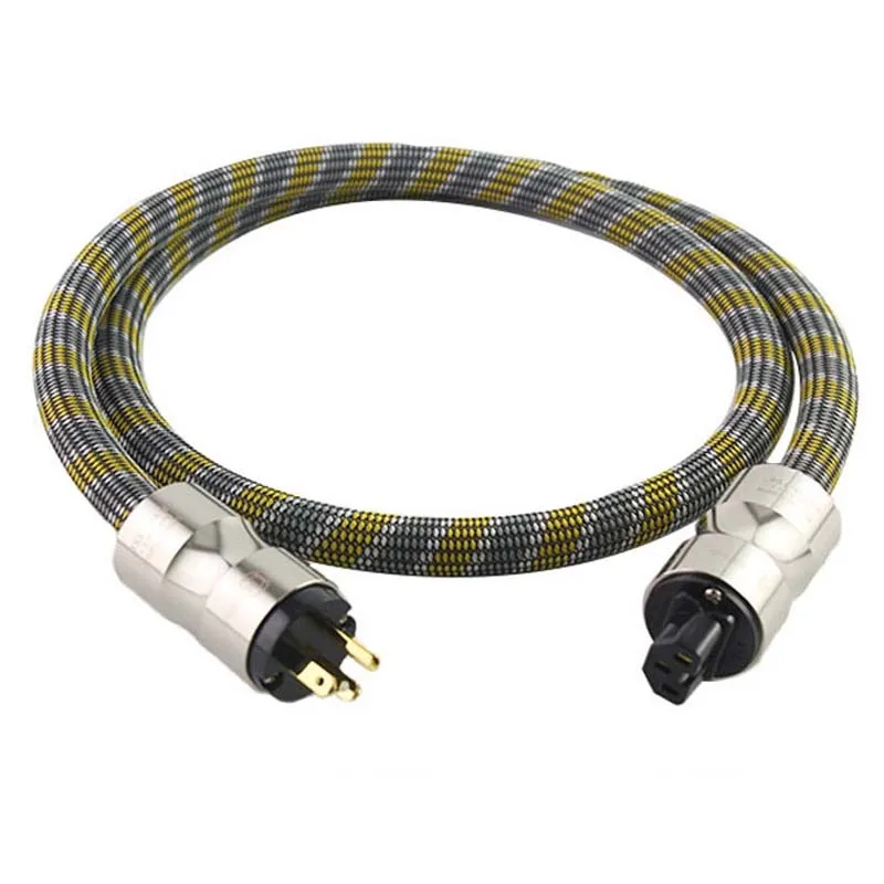 1 Piece MCINTOSH 2328 power line Hifi Power Cable Power Cord With EU/US  Plug AC Cable line Hi-end Schuko Connector Cable