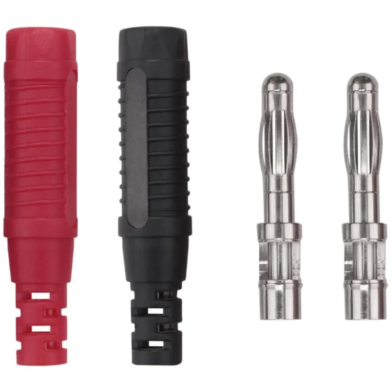 AA84 100Pcs 4Mm Banana Plugs Solder DIY Banana Plug Male Connectors Adapters For Multimeter Test Leads Probes