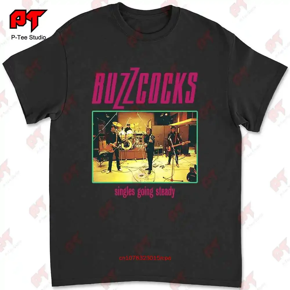 Buzzcocks Singles Going Steady Rock N Roll Band T-shirt ZKO5