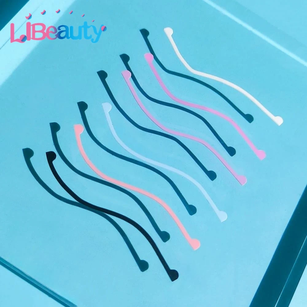 Libeauty 3 Paren/zak Siliconen Lash Lift Lint Tape Herbruikbare Wimper Perm String Roller Lash Lift Shield Compensator Makeup Tools