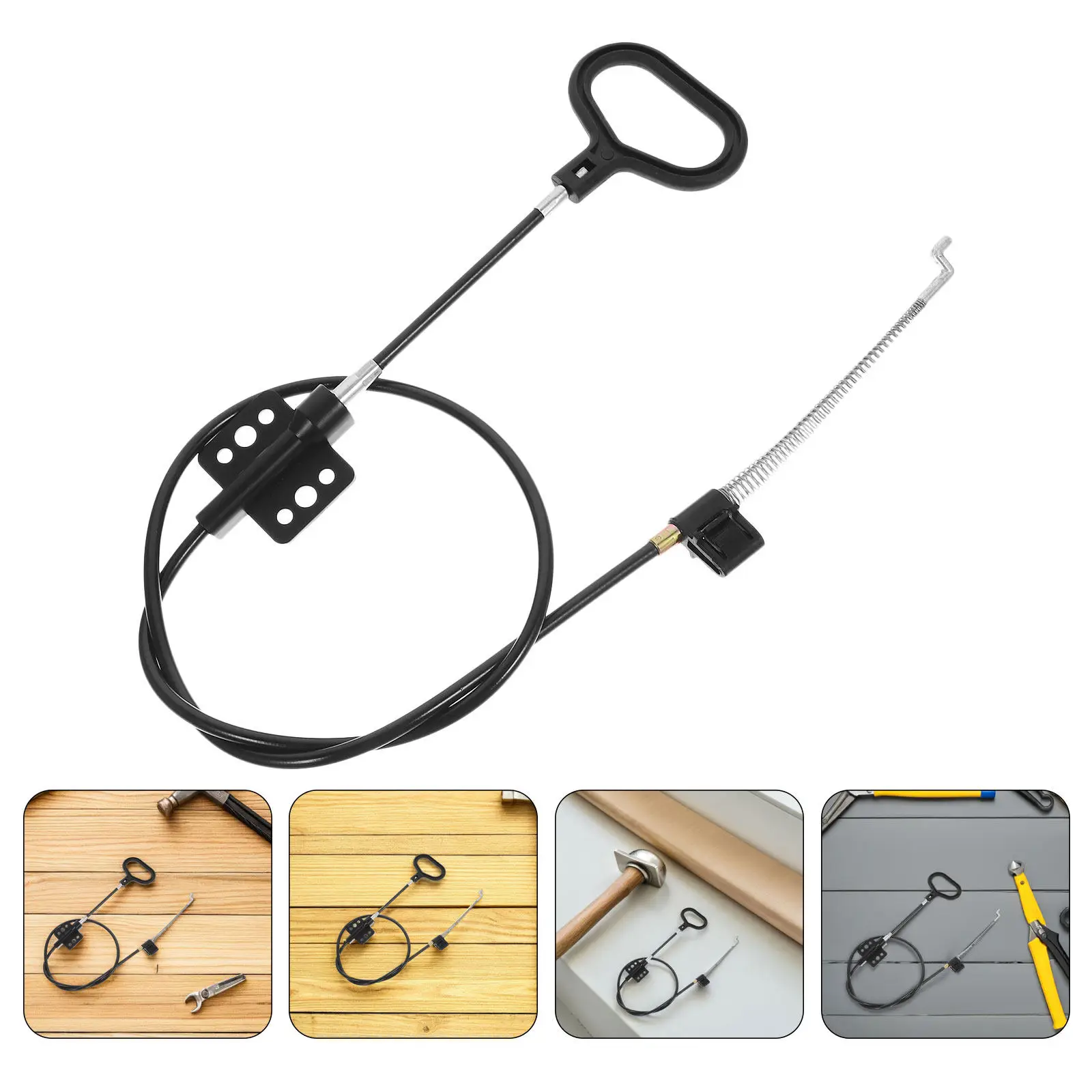 3Pcs Recliner Pull Handle Cable 98Cm D-Ring Sofa Replacement Part Couch Release Lever Heavy-Duty Recliner Repair