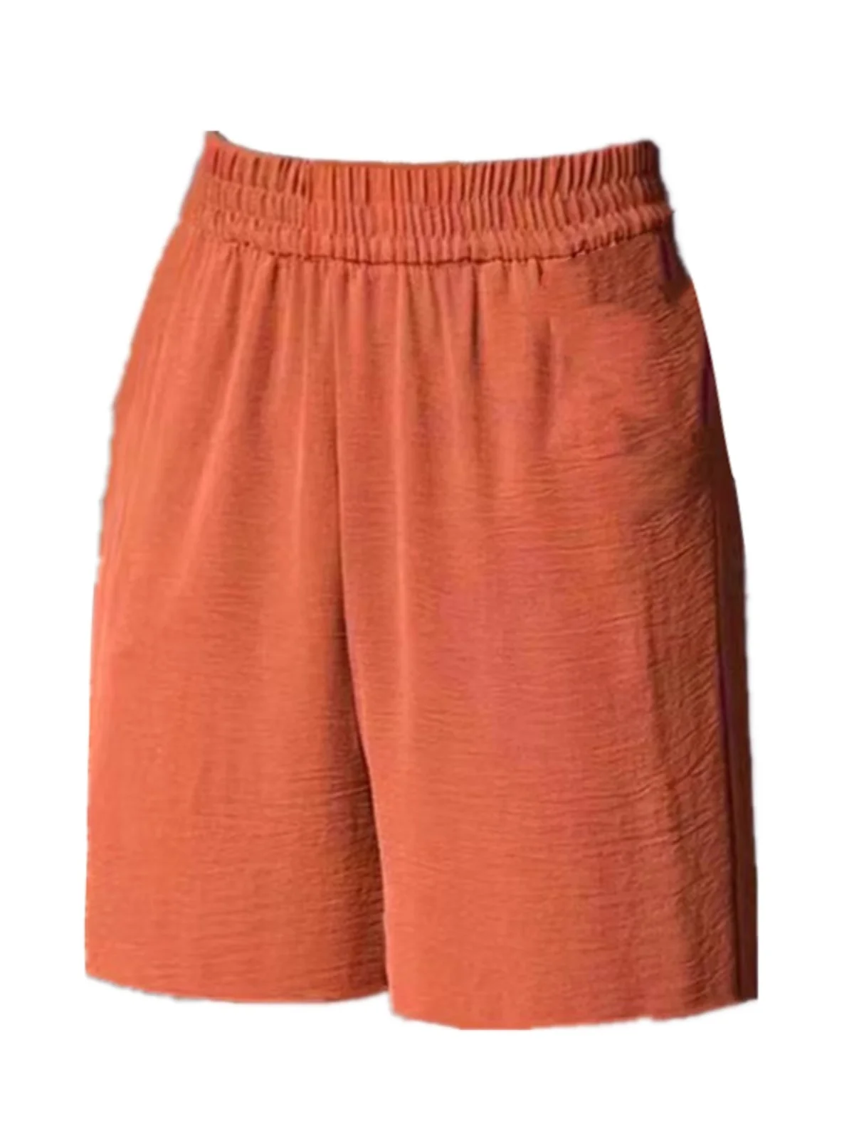 アイスシルク麻混パンツ レディース 薄手 伸縮性 ハイウエスト 着痩せ効果 五分丈 ゆったり 大きいサイズ 夏 カジュアルパンツ