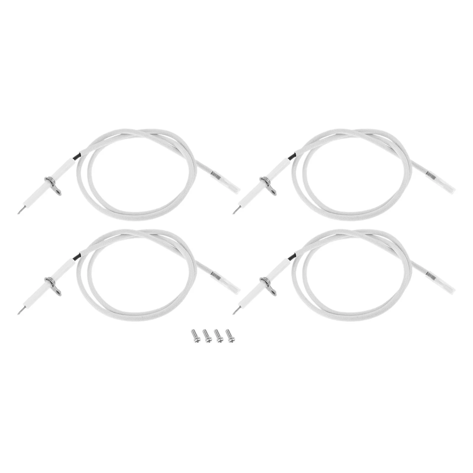 Cable de encendedor para parrilla, electrodo de cerámica de 27 pulgadas, repuesto para Charbroil australiano Dyna-Glo Jenn Air Backyard Grill Chargriller BBQ, 4 Uds.