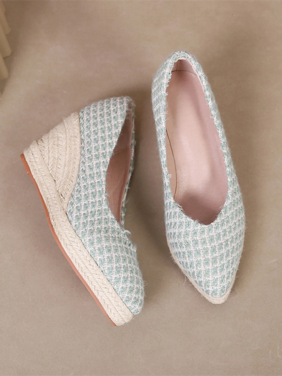 

Трансграничные весенне-осенние женские ботинки на высоком каблуке 8 см с острым носком, плетеные, модные, на шнуровке