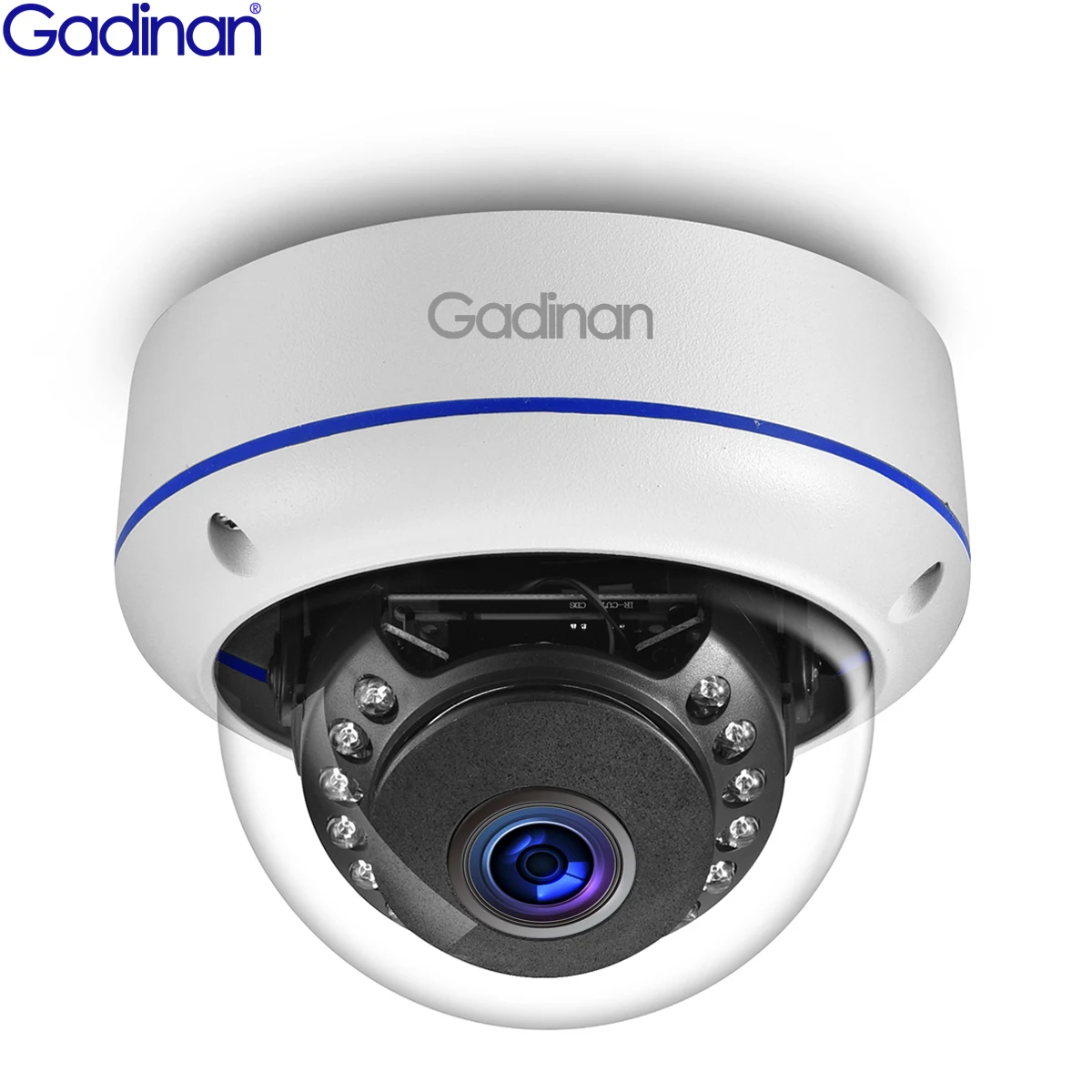 Gadinan 6MP POE Sony IMX335 Sensor IP Security Dome Camera Support Onvif P2P Night vision Surveillance Outdoor Metal Housing