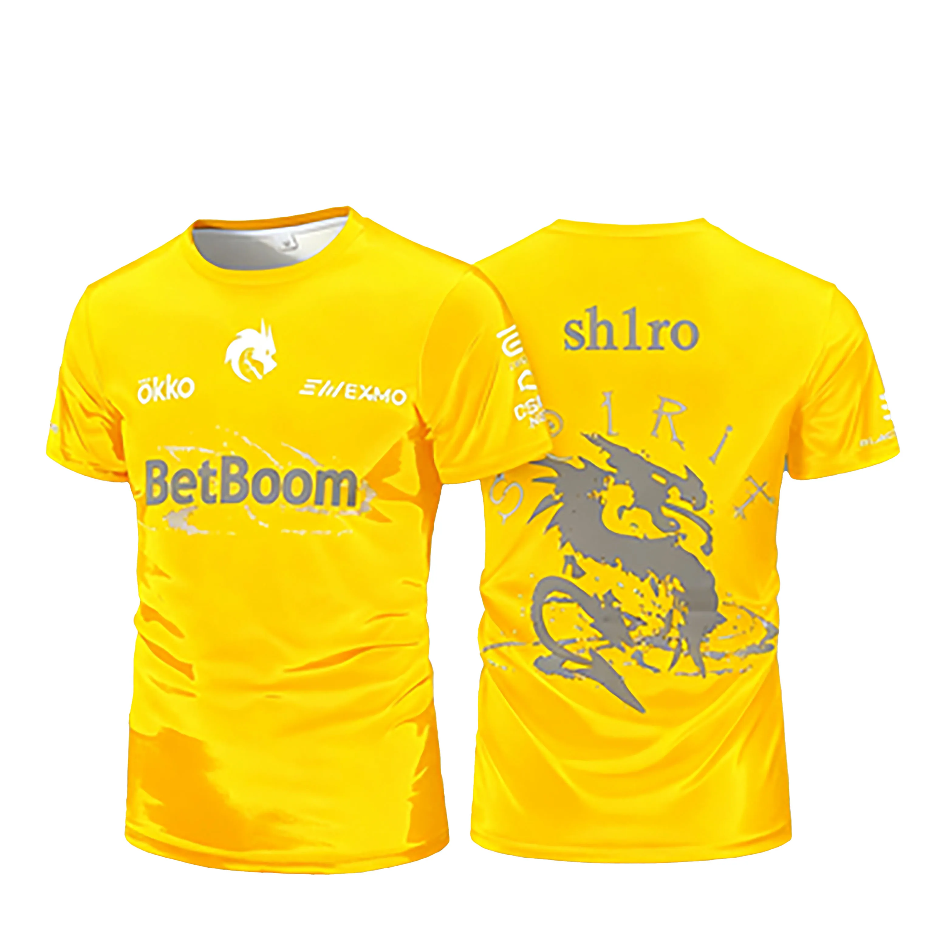 قميص Team Spirit Esports Pro Kit Jersey - زي تدريب CS2 للموسم 25-26 للجنسين خفيف الوزن وجيد التهوية بأكمام قصيرة