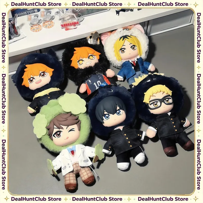 Eaki Haikyuu Plüsch-Maskottchen Blindbox-Anhänger, Hinata Shoyo Vinyl-Plüsch Sammlerstück Hängedekoration Spielzeug Geschenk für Anime-Fans