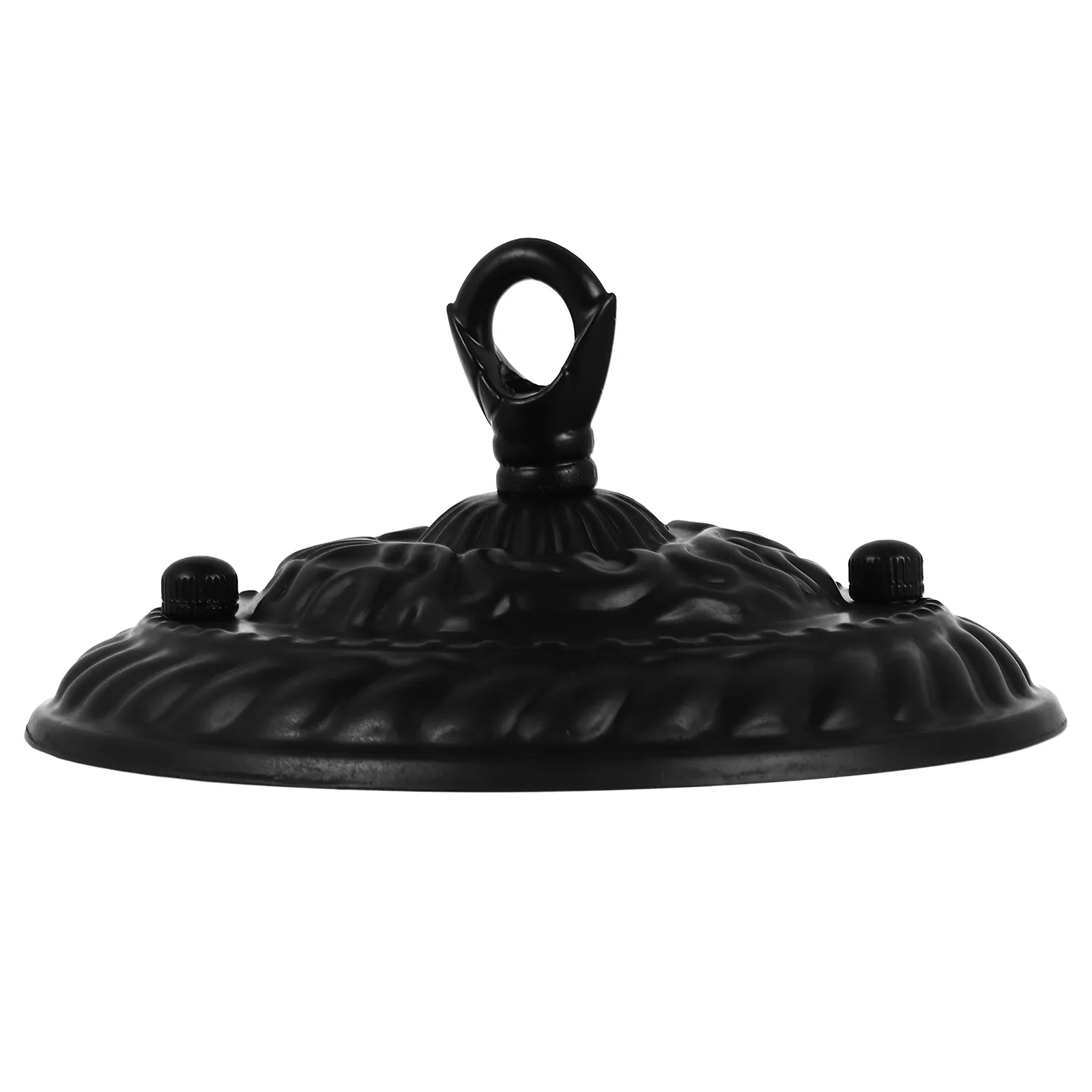 Vintage Ceiling Lamp Plate Retro Chandelier Base Decorative Pendant Light Plate with Closed Hook for Home Office Retro Decor
