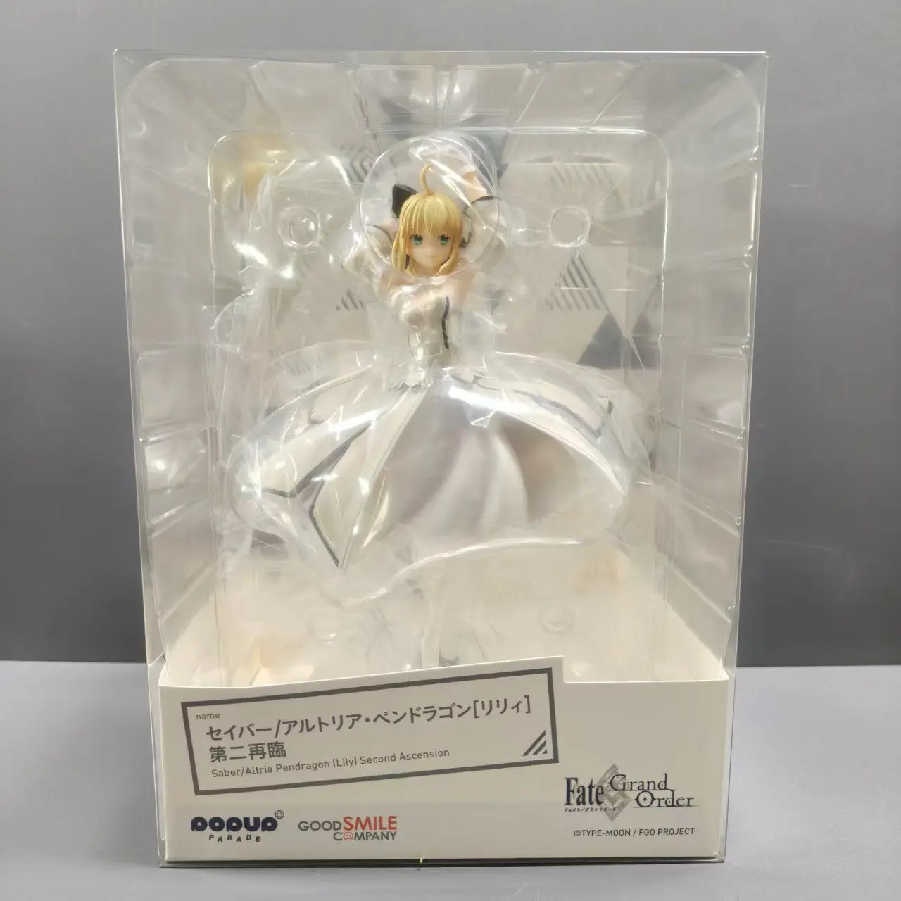 

Оригинальная абсолютно новая фигурка GSC Pop Up Parade Saber Artoria Pendragon Second Ascension Fate GO, модель в подарок, аниме-фигурка