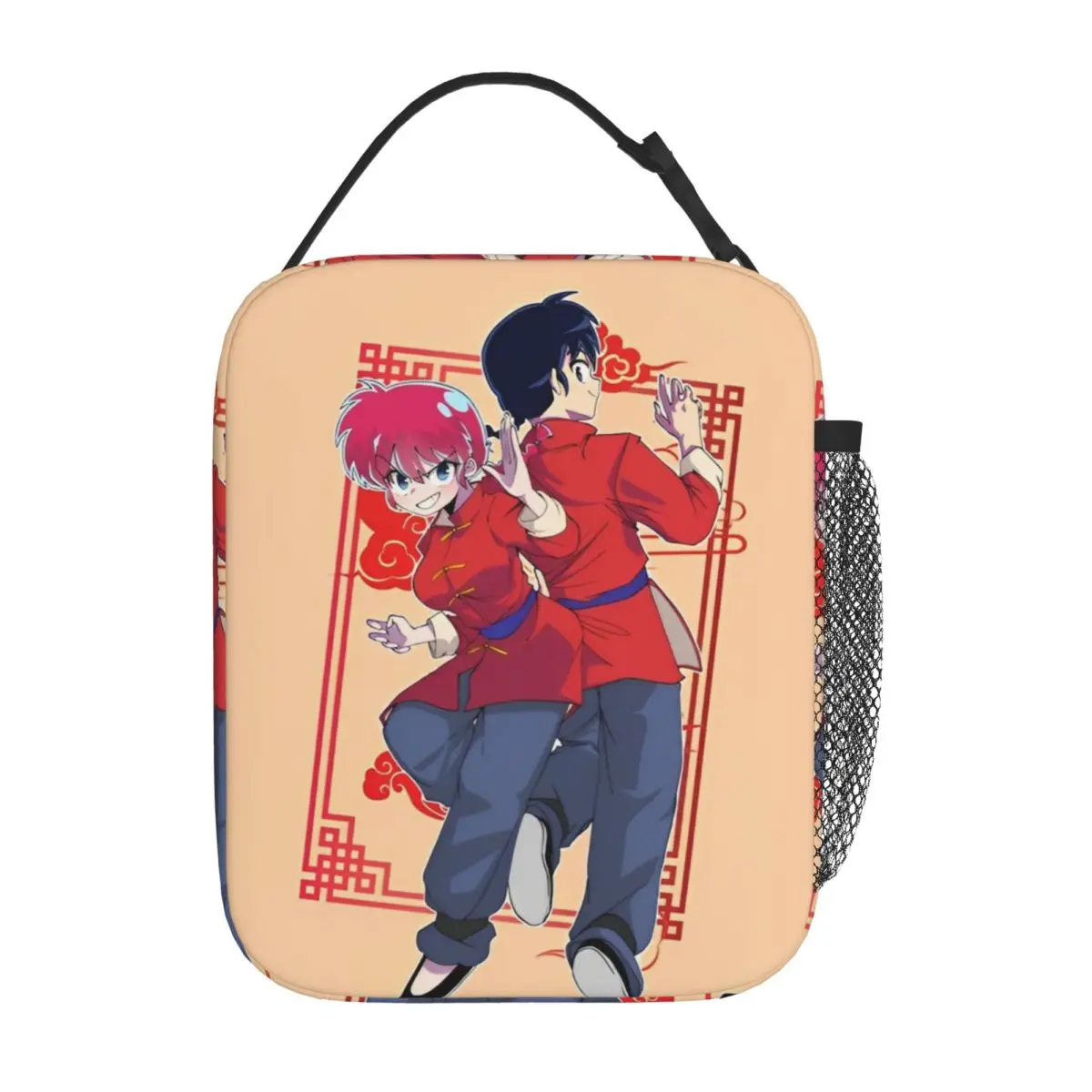 Ranma Insulated Lunch Bags High Capacity Adventure Martial Comedy Meal Container Cooler Bag Tote Lunch Box Bento Pouch