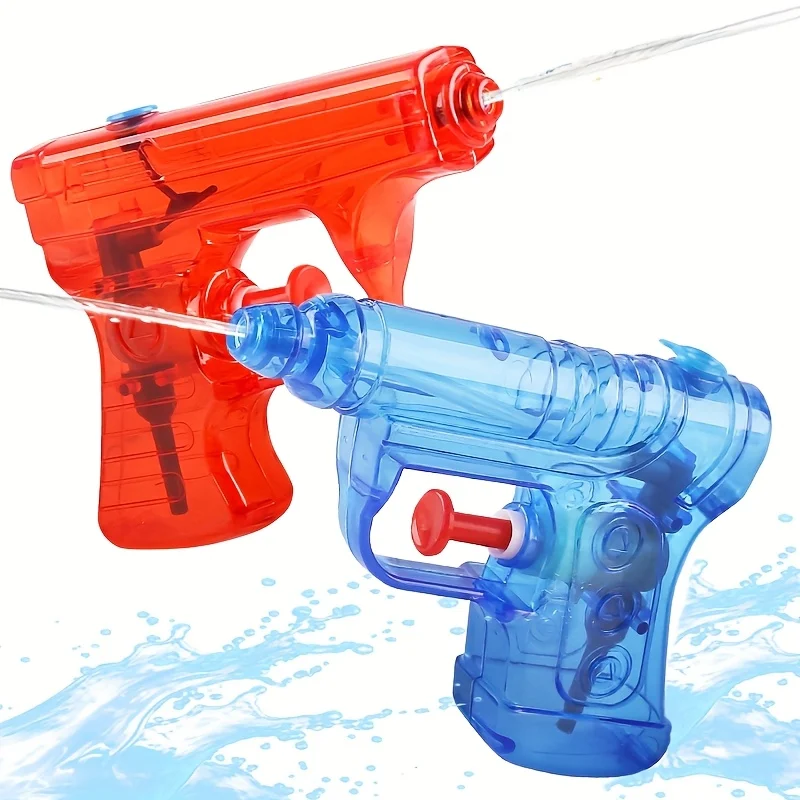 2 قطعة لعبة ممتعة صيفية عشوائية للأطفال مسدسات مائية ، لألعاب رمل الشاطئ والحمام ، لعبة تفاعلية بين الوالدين والطفل مسدسات مائية هدايا #1