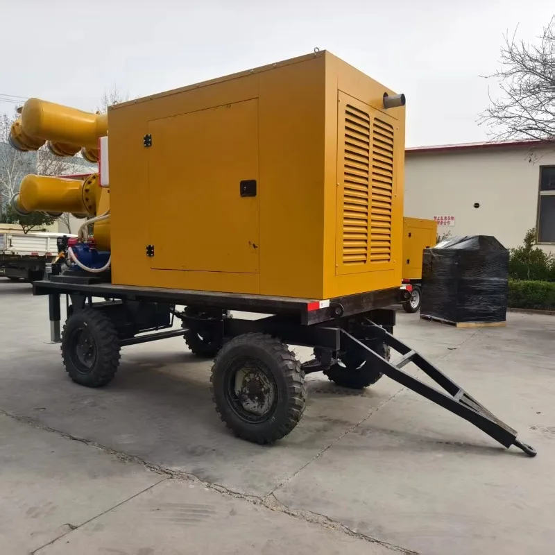 Integrated 500/800/1000 Cubic Self-Priming Sewage Pumping Diesel Engine Water Pump Mobile Flood Control Truck Low New Pool Pump