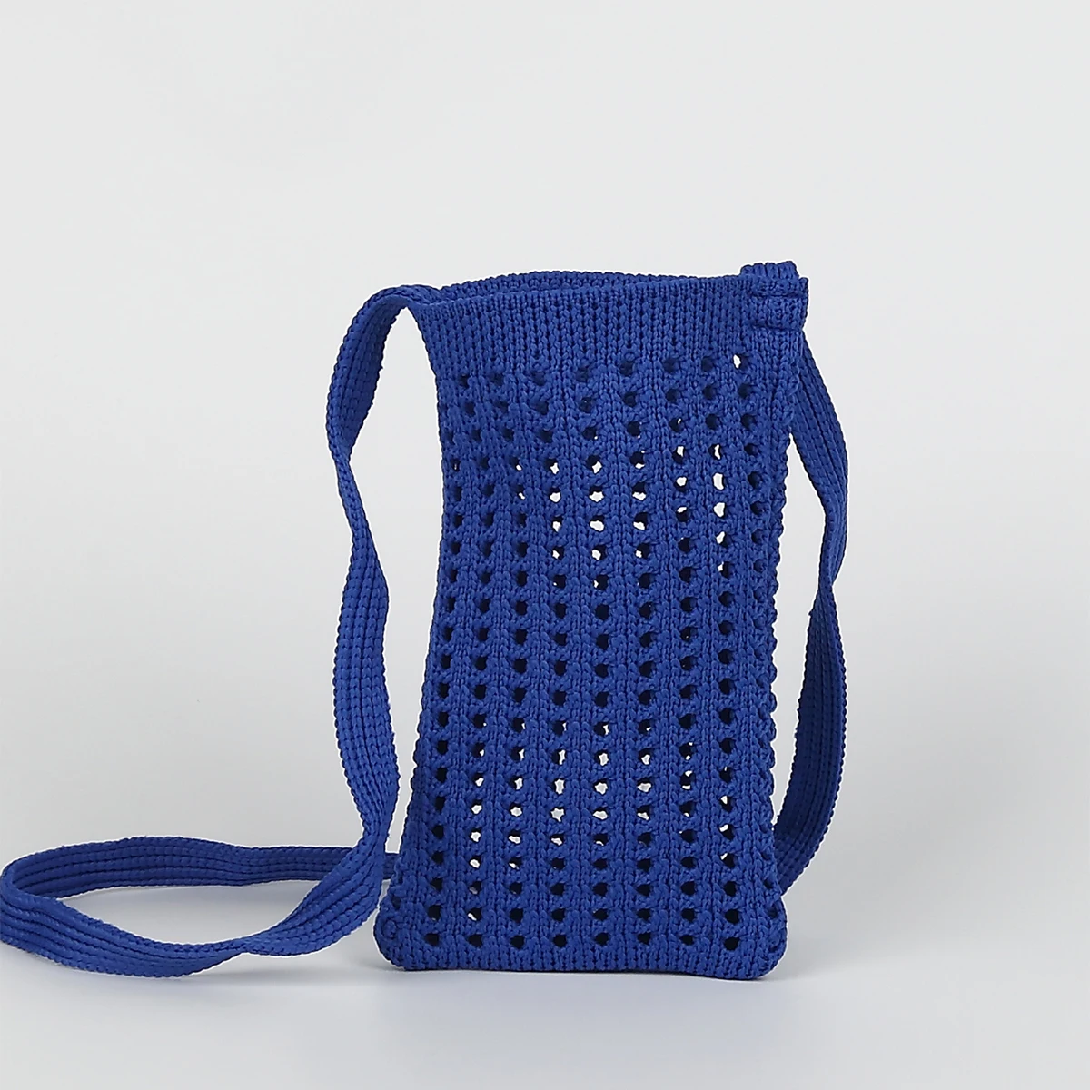 Knitted Cut Out, Breathable, Lightweight and Foldableable Women's Mobile Phone Bag, Can Carry Your Mobile Phone and Put Your Cosmetics Open Casual and Cute, Can Be Worn Diagonally for Daily Vacation, Going to School and Work Clothing, Suitable for All Seasons