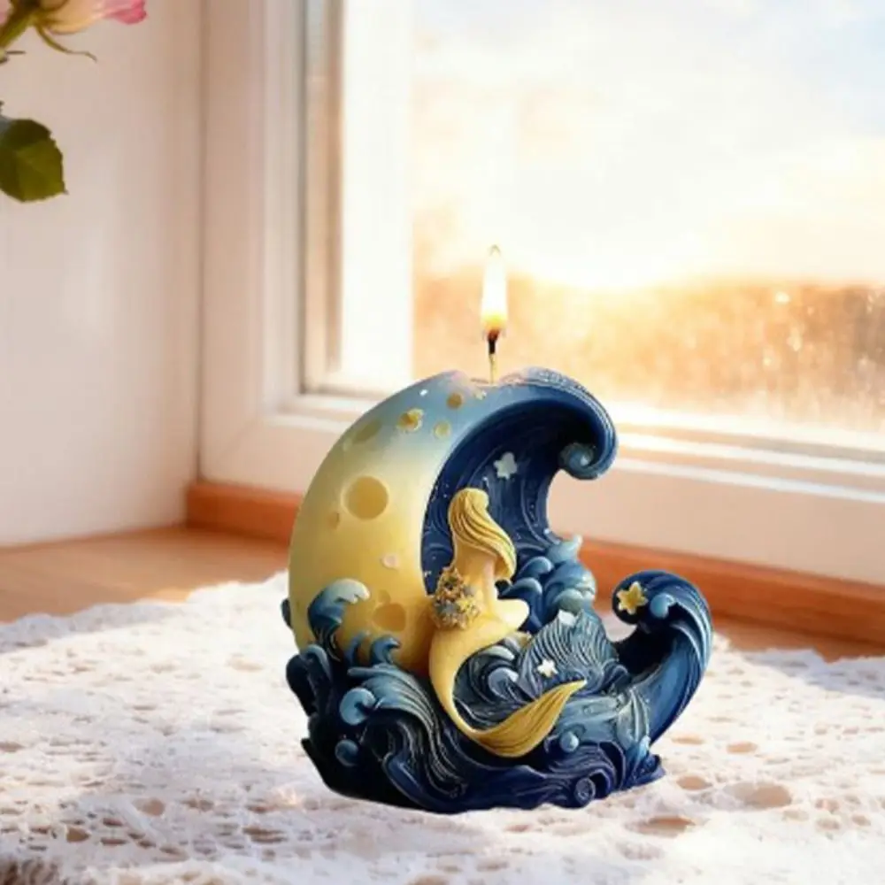 

Soap Making Tools Handmade Silicone Candle Mold Flexible Reusable DIY Candle Mold 3D Aromatherapy Candle Mold Soap Making