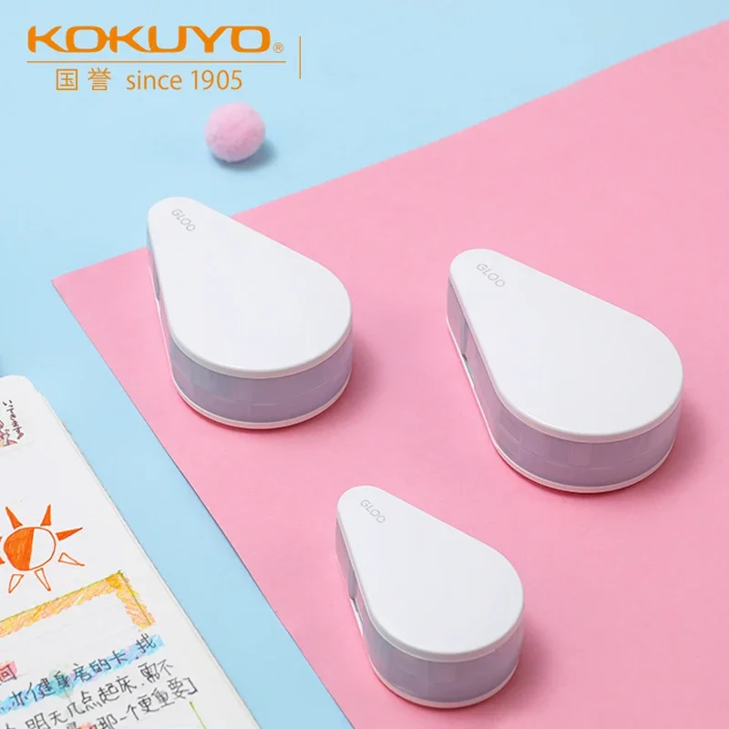 

1 шт. японский Kokuyo дозатор GLOO Сменные стержни креативный двухсторонний Мини Руководство скотч ручной работы клейкий заостренный