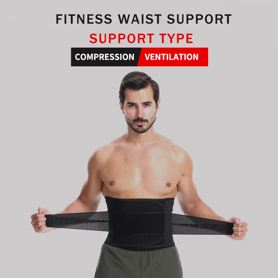 Worthdefence Orthopedic Corset Back Support Gym Fitness Weightlifting Belt Waist Belts Squats Dumbbell Lumbar Brace Protector