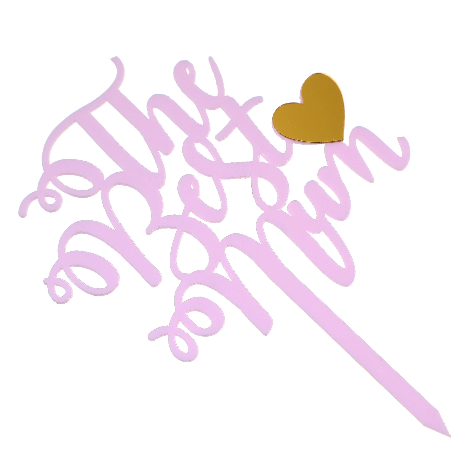 

12 Pcs Mother's Acrylic Topper Day Wedding Insert Goldendoodle Cake nament nament Decor Cupcake Cake Decorations