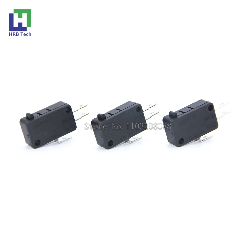 100 PCS ZIPPY Microswitch 3pin micro switch for Arcade Push Button LED switch button Arcade Game Parts/cabinet accessories