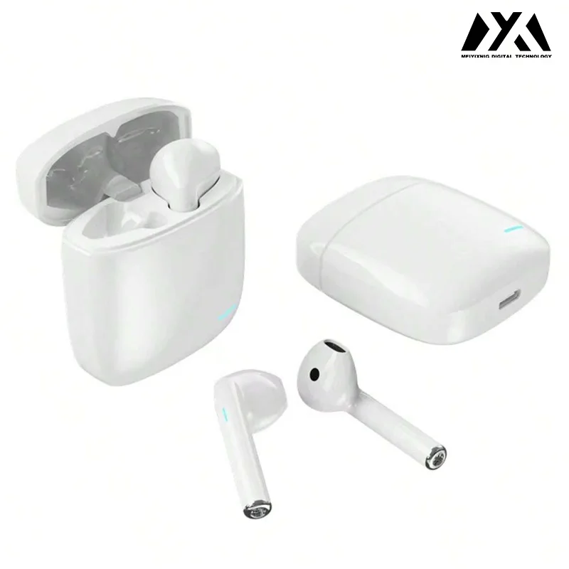 X27-무선 이어버드 스테레오 베이스 헤드폰 인이어 노이즈 캔슬링 TWS 이어버드 스포츠 미니 충전 케이스 이어버드 안드로이드 IOS