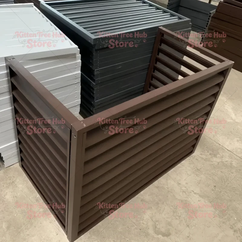 Durable Aluminum Alloy AC Outdoor Unit Cover Rain Protector for Climate Control Systems