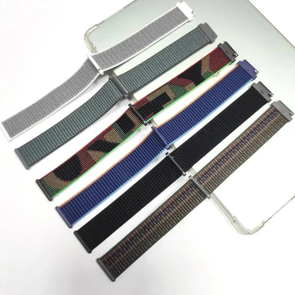 Nylon Strap for Zeblaze Vibe 7/Pro/Lite/stratos 4 3/Btalk/GTR 3 Pro/Ares 3 Pro Replace Bracelet Mi Watch 2 Pro S4 S1 22mm Correa