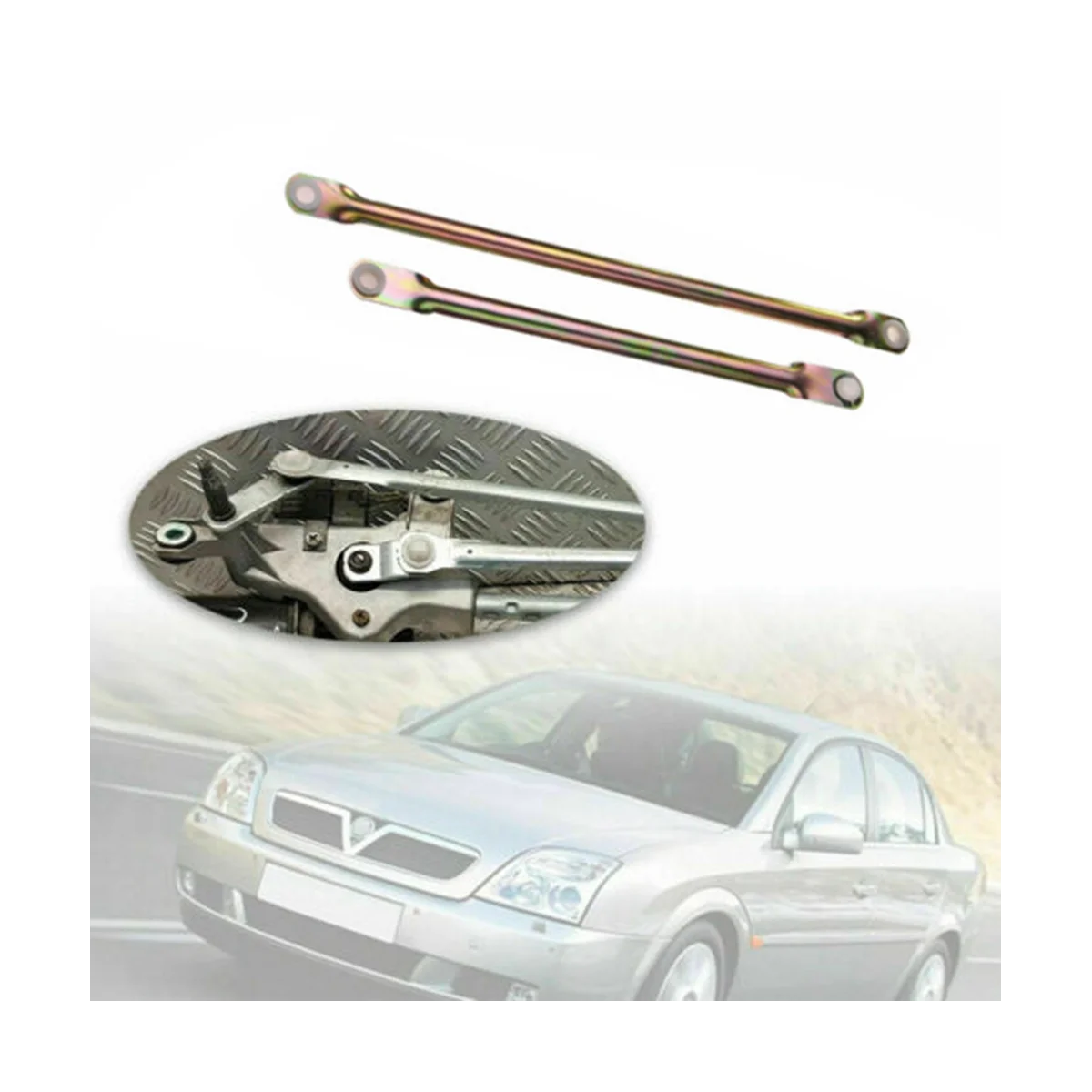 Windscreen Wiper Linkage Push Rod Arms Repair Kit 93189312 1273405 93193922 for Vauxhall 2005-2009 Car Fixed Accessories