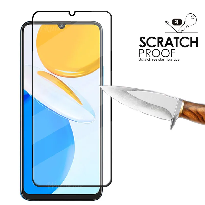 6-in-1 For Huawei Honor X7 Glass For Honor X7 Tempered Glass 9H HD Full Protective Screen Protector For Honor X 7 X7 Lens Glass