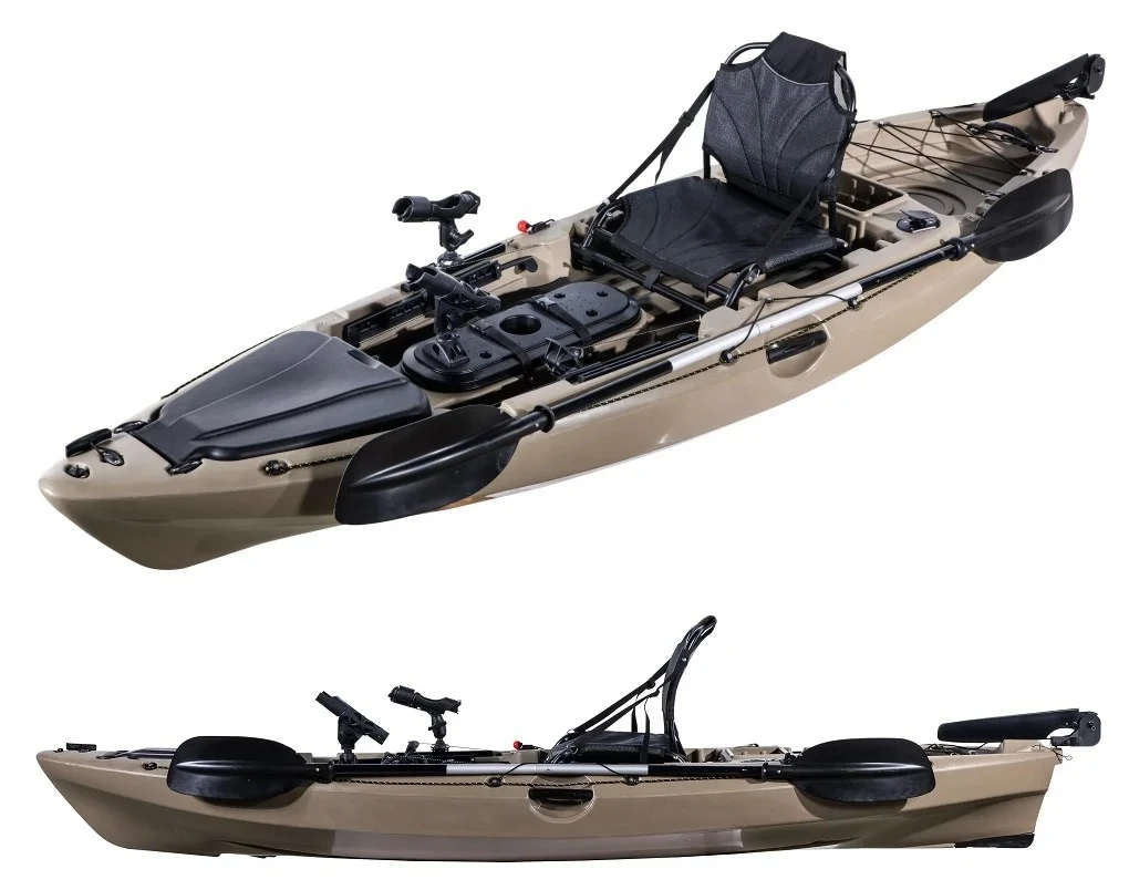 

Каяк/каноэ, новый дизайн, из ПЭ-материала, ротоформованный, 10-футовый рыболовный каяк с аксессуарами для лодки