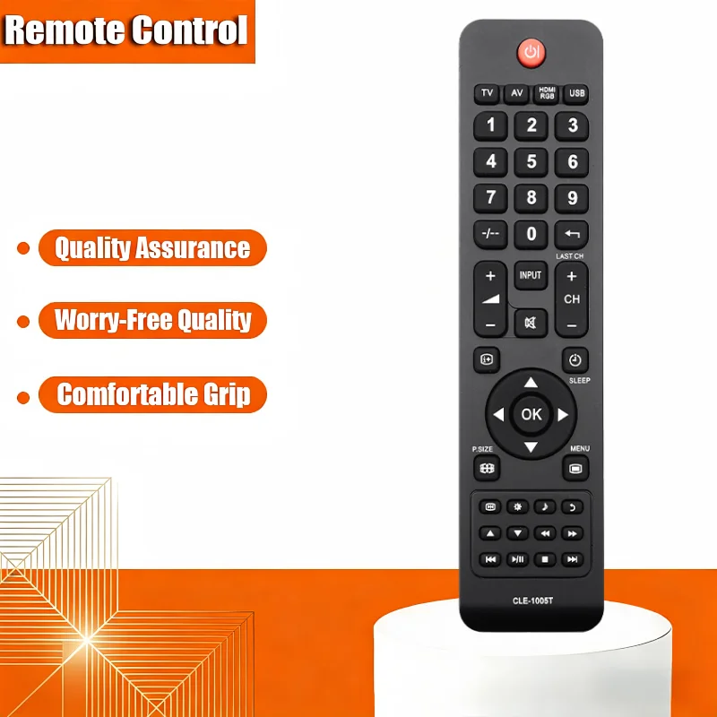 

Hitachi HD 4K Smart TV Remote Control CLE-1005T Infrared English Export Foreign Trade Compatible Applicable