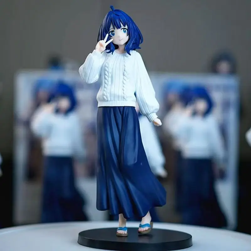 ฟิกเกอร์อนิเมะ ยานามิ อันนา โมเดล PVC ผมสีฟ้า ตุ๊กตาสะสมสาวน่ารัก ของเล่นสำหรับเด็กผู้หญิง ฟิกเกอร์แอคชั่น ของขวัญคริสต์มาส