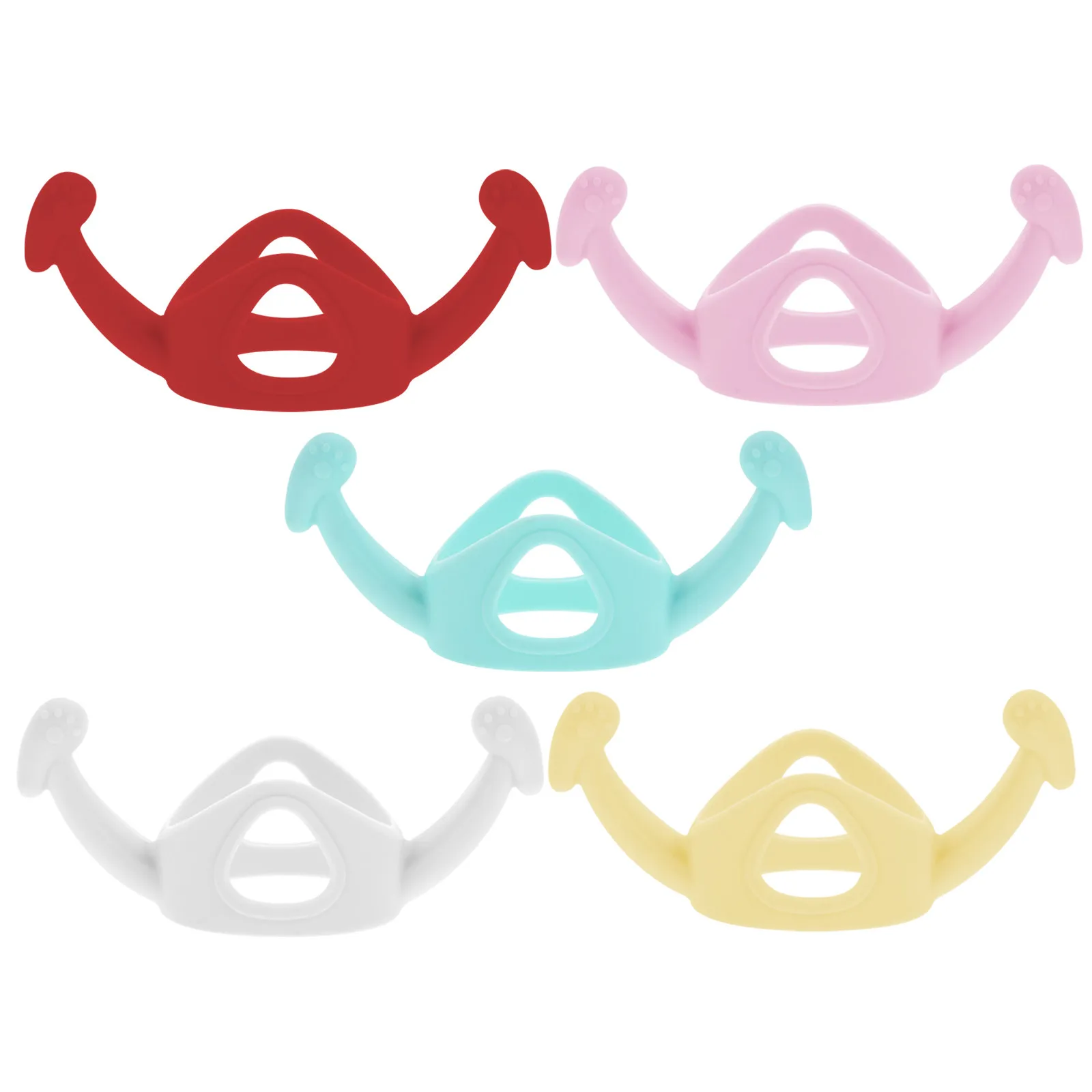 

5Pcs Baby Bottle Handle Premium Silicone Feeder Handle Anti-Falling Milk Bottle Parts Removable Comfortable Baby Feeding