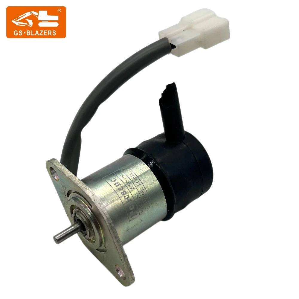 

Excavator Fuel Stop Flameout Solenoid Valve 052600-4151 for KUBOTA D1105 12V Excavator Parts