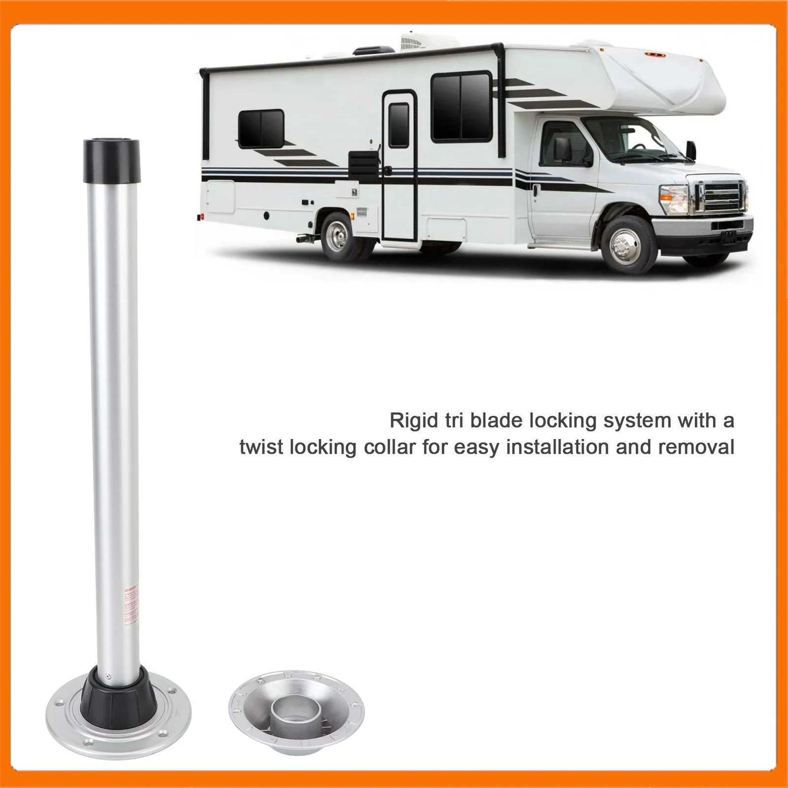 

Съемная подставка для ножек стола RV 650 мм, основание стола из анодированного алюминиевого сплава для прицепа, понтонного моста, яхты, съемная ножка стола RV