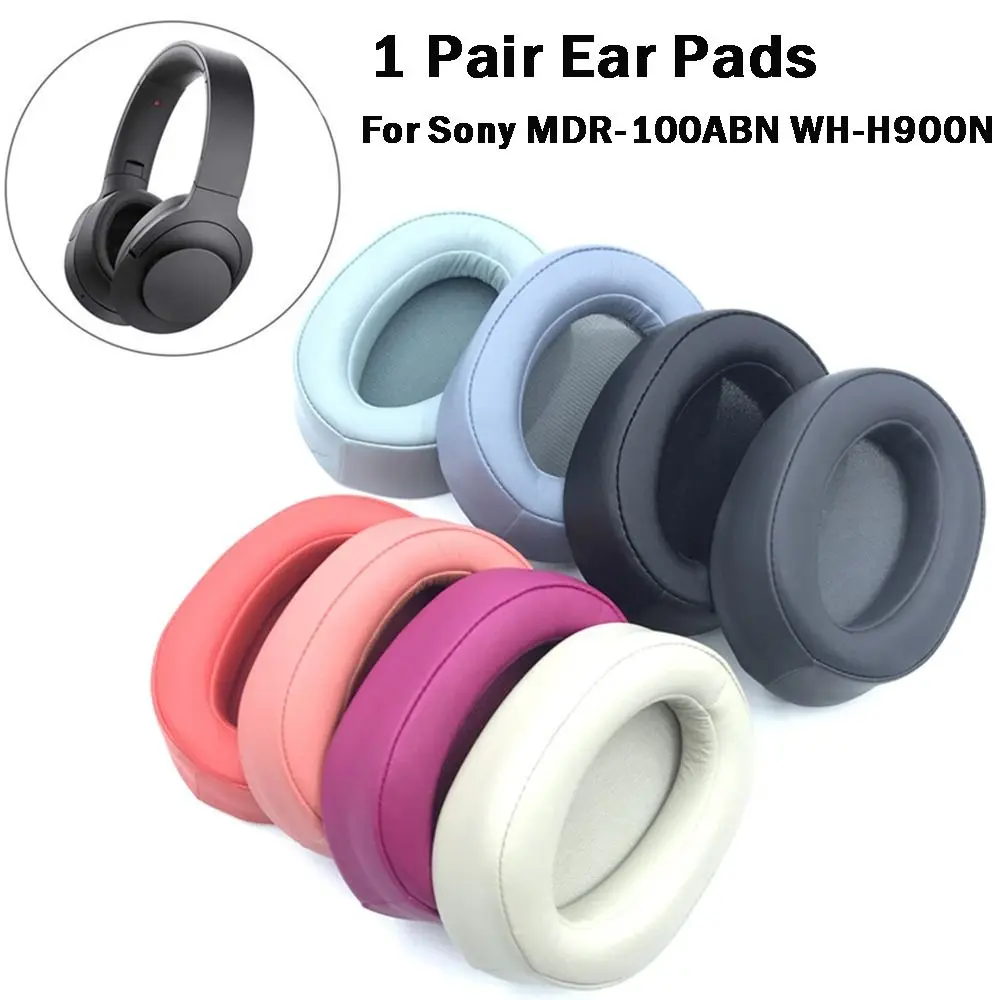 

1 Pair Accessories Earmuff Gaming Headset Foam Sponge Replacement Ear Pads Ear Cushion For Sony MDR-100ABN WH-H900N