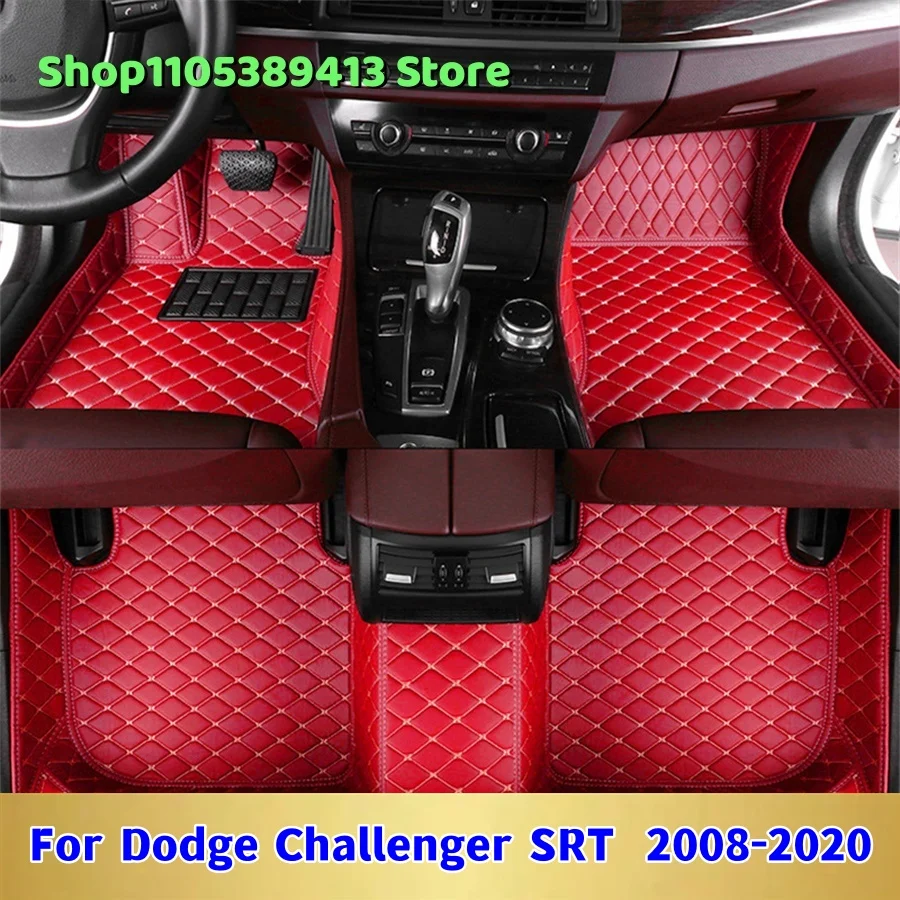 

The Mats Carpets Car Mat Accessories Leather Custom Car Floor Mats For Dodge Challenger SRT 2016 2017 2018 2019 2020