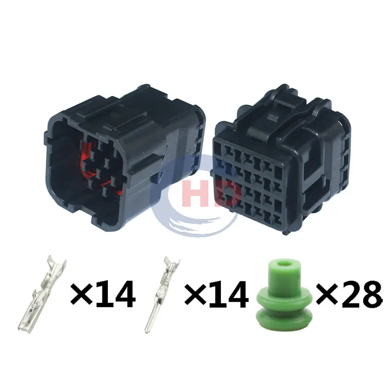 

1-20 sets 14pin Waterproof Mating Connector 7222-7544-40 7123-7544-40