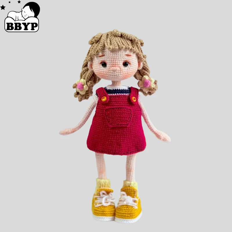 

Handmade Knitting Doll Crochet Senya Girl Crochet Dolls For Home Accessories Craft Toy Ornaments Finished Dolls